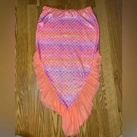 Wonder Nation 4 piece mermaid swim suits (tail, bikini bottoms & 2 tops) XXL 18 - Picture 6 of 11